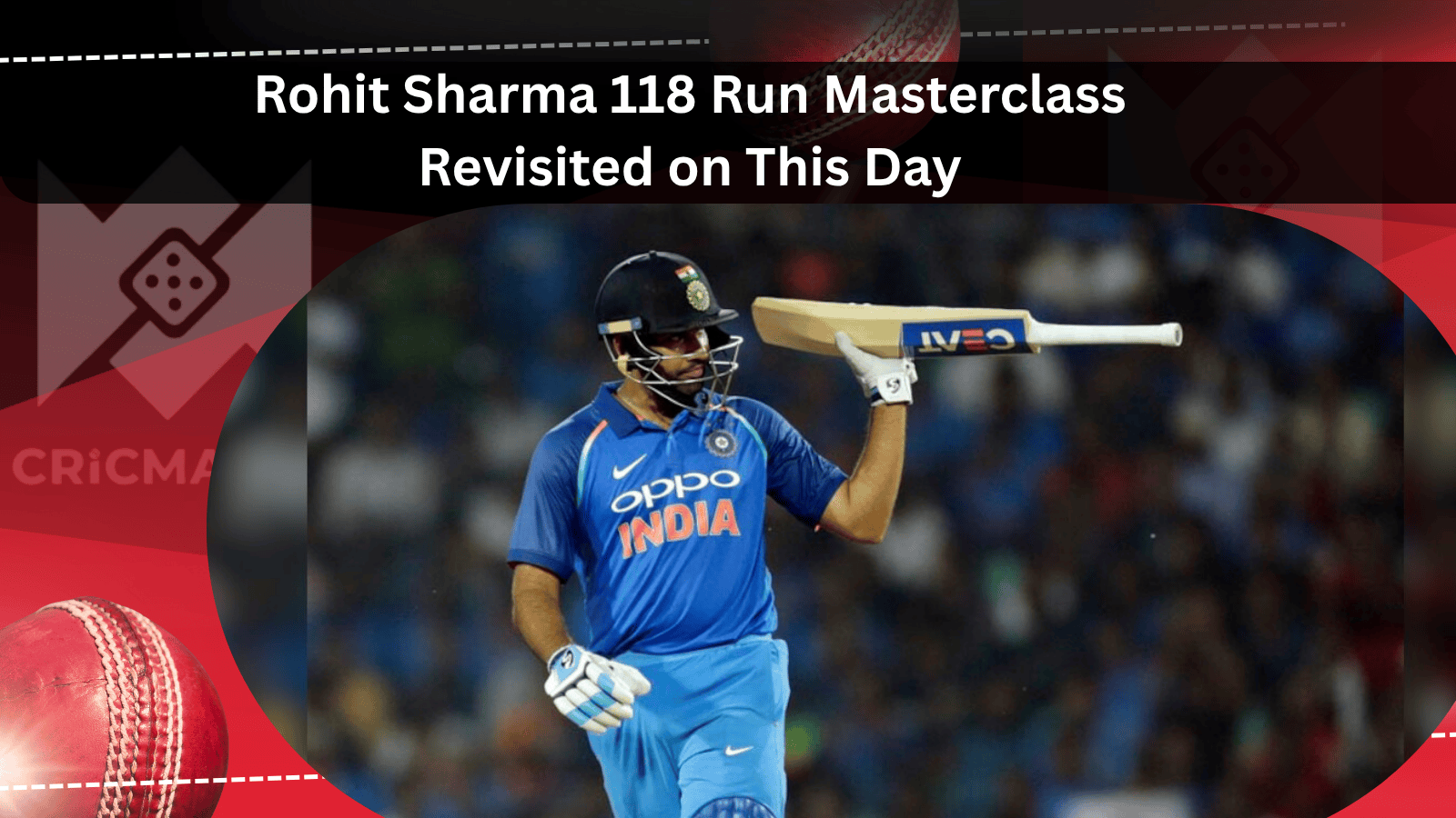 Rohit Sharma 118 Run Masterclass Revisited with cricmatch