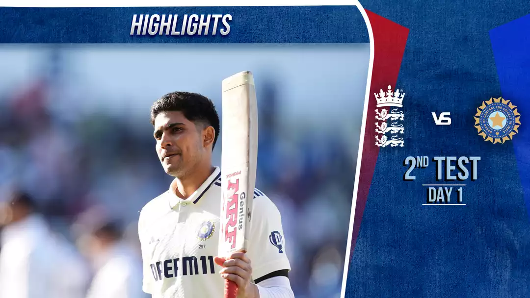 Captain Shubman Gill’s Century and Jaiswal’s 87 Anchor India at 310/5 on Day 1 at Edgbaston